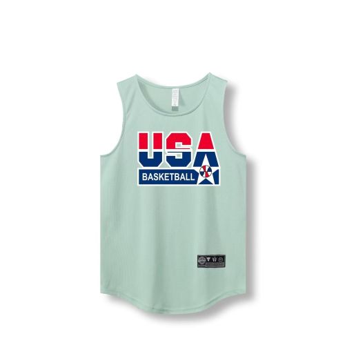 Loose Men Running Vest 2022 Outdoor street basketball Gym Sleeveless Letter Print Shirt Quick Dry Fitness Bodybuilding Tank Tops