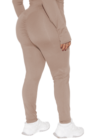 Workout Leggings for Women High Waisted Scrunch Booty Lifting Tights Yoga Pants Seamless Yoga Fitness Leggings Pants Gym Clothes (Color: grey, Sizes: S)