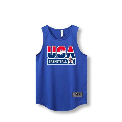 Loose Men Running Vest 2022 Outdoor street basketball Gym Sleeveless Letter Print Shirt Quick Dry Fitness Bodybuilding Tank Tops